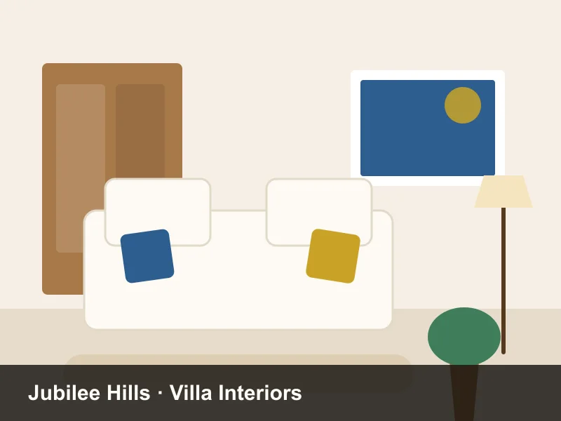 Walk-in wardrobe with veneer panelling in a Jubilee Hills villa interior project